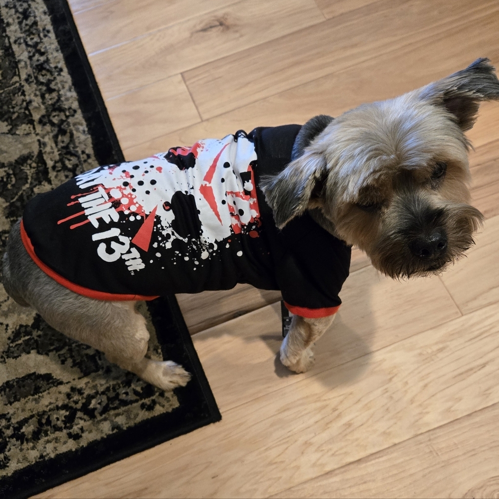 Friday The 13th Jason Voorhees Dog Shirt M